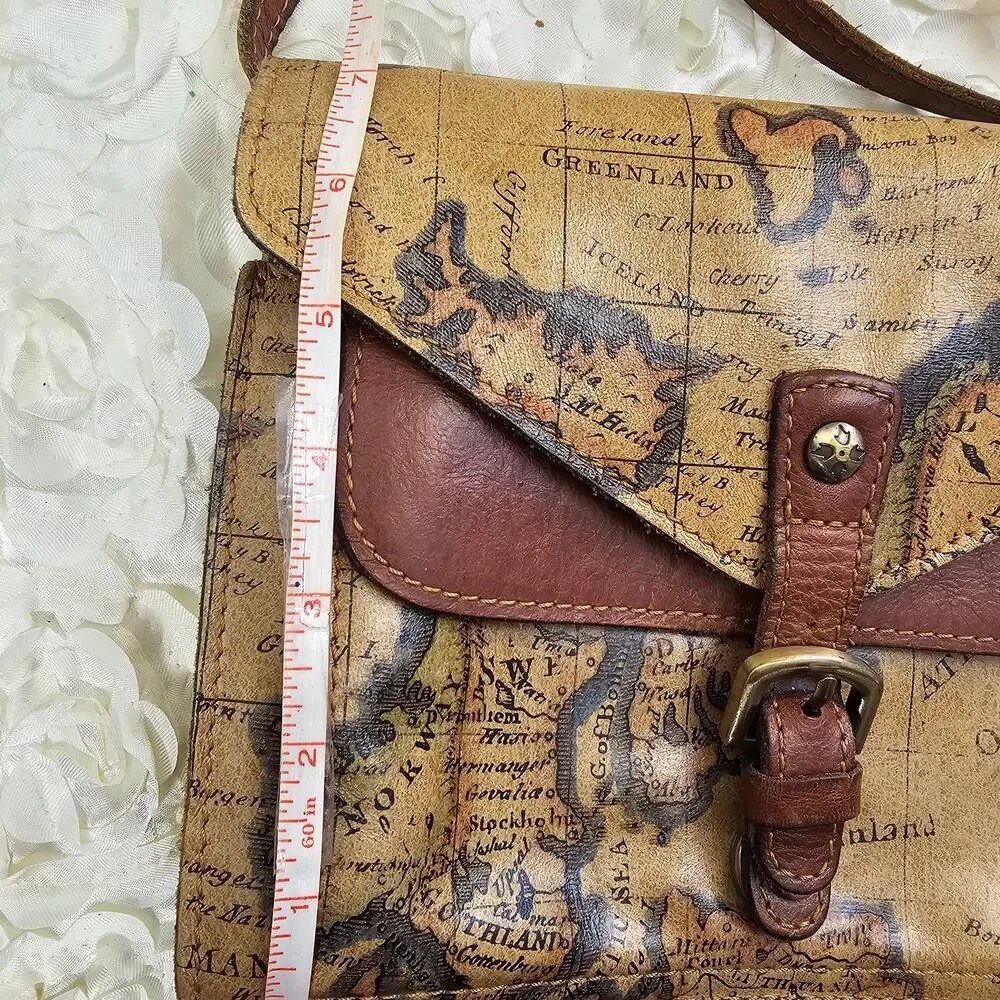 Patricia Nash Vintage European Map crossbody bag - Picture 3 of 13